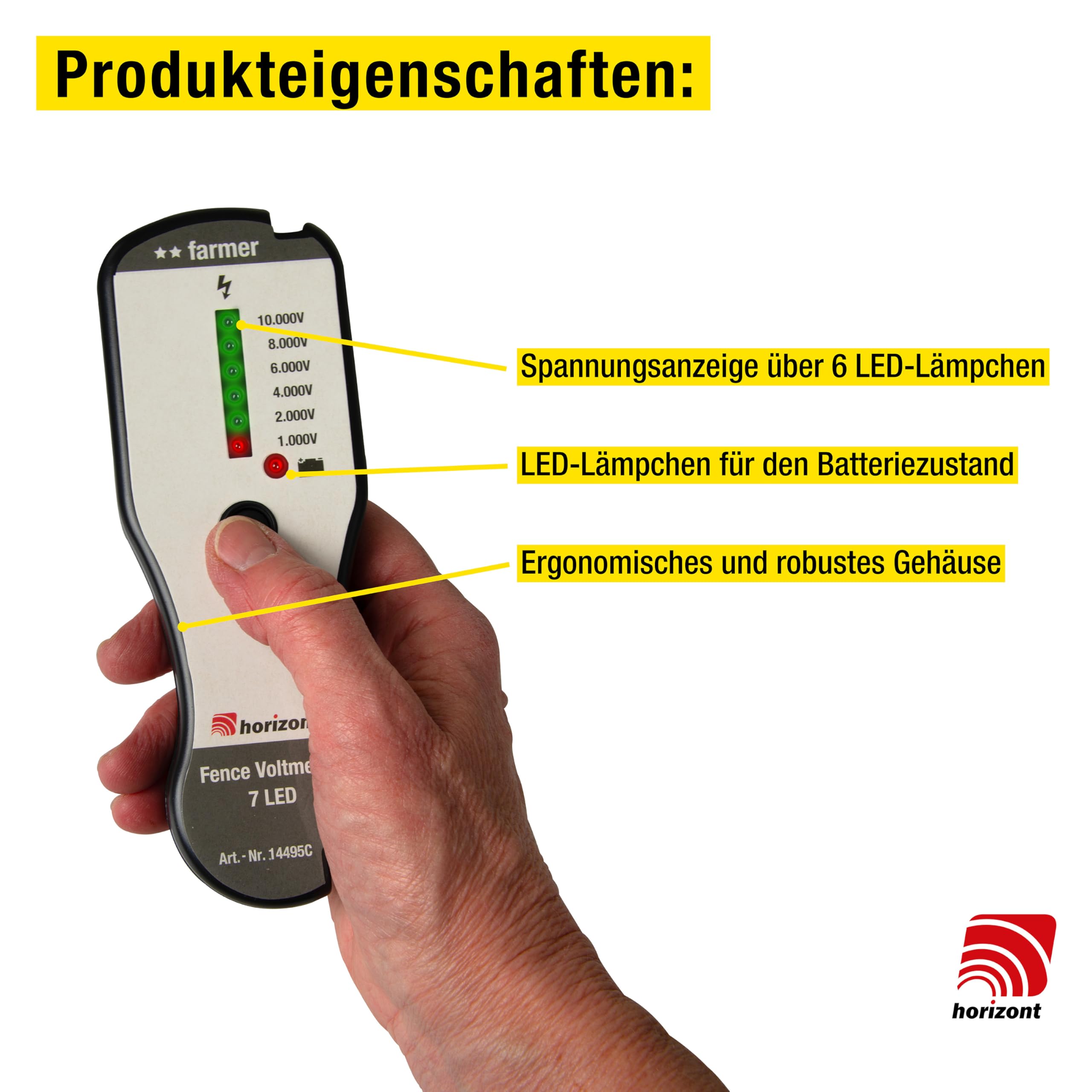 horizont-farmer-zaunpr-fer-weidezaun-pr-fger-t-6-led image 2