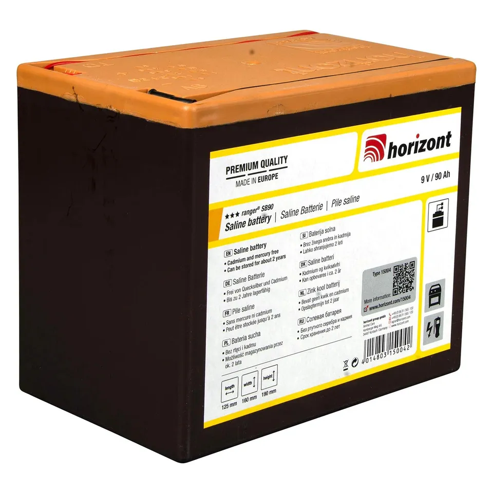 horizont-ranger-sb90-weidezaunbatterie-9v-90ah-zink-kohle image 1