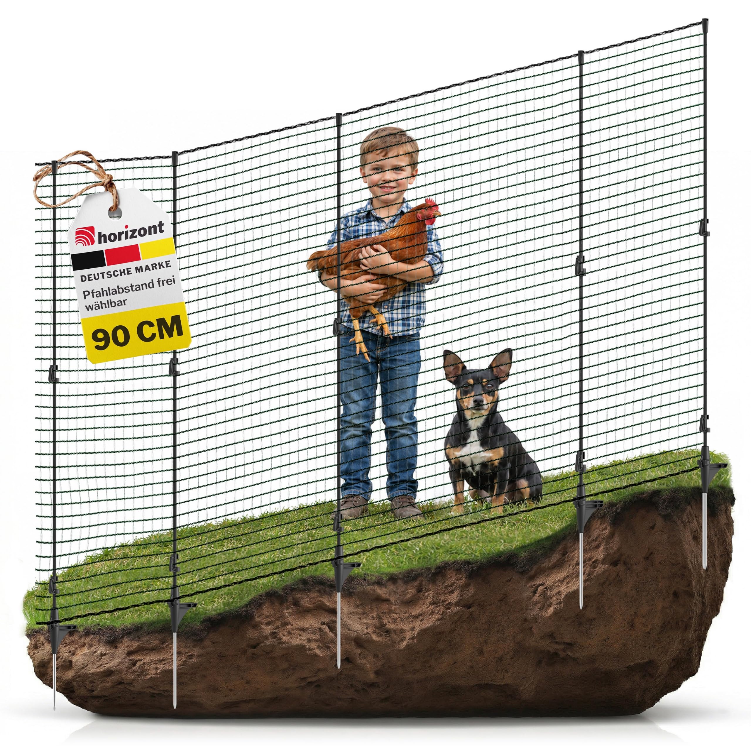horizont-trapper-flex-hundezaun-15-m-x-90-cm-mobil image 1
