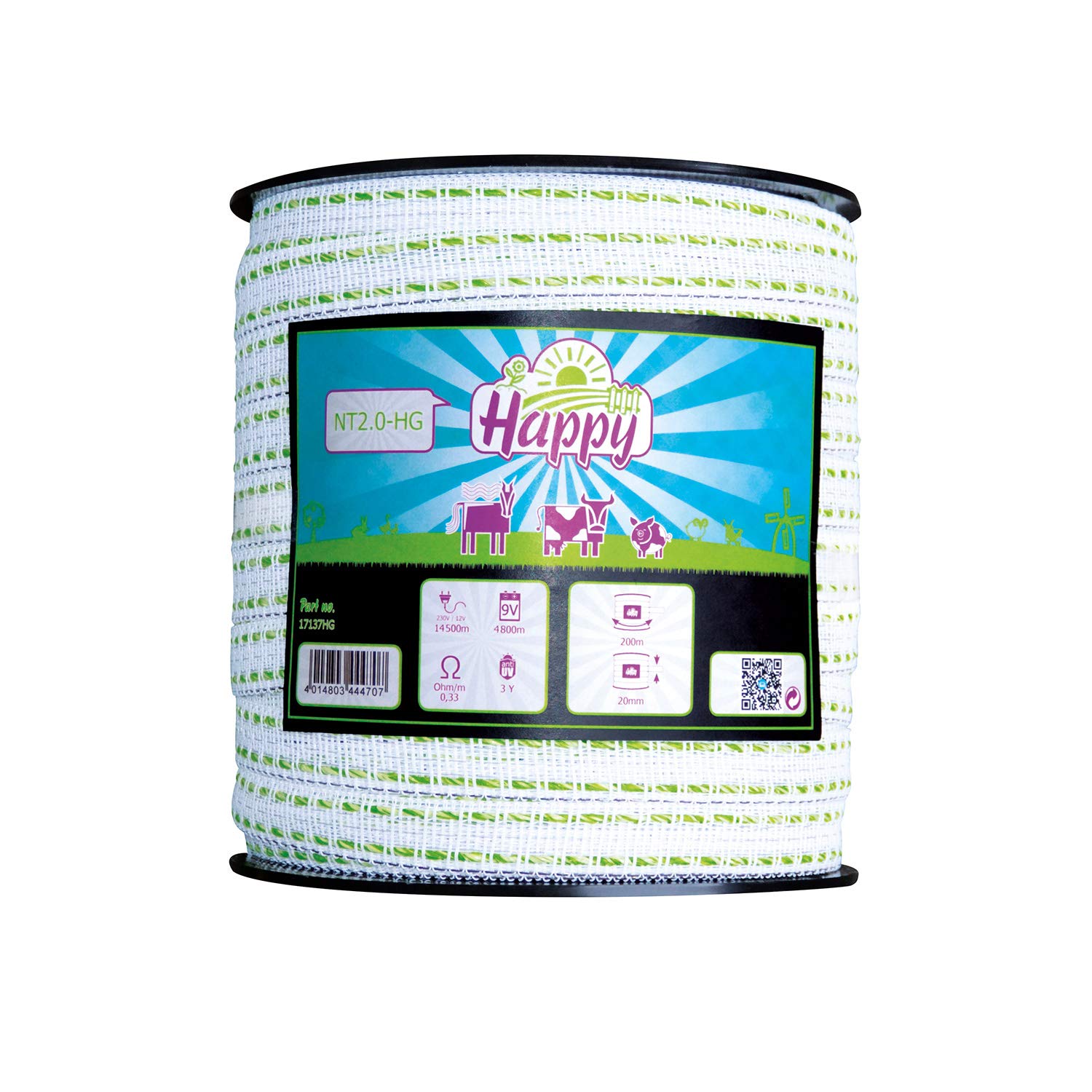 horizont-farmer-happy-weidezaunband-40-mm-lila image 2