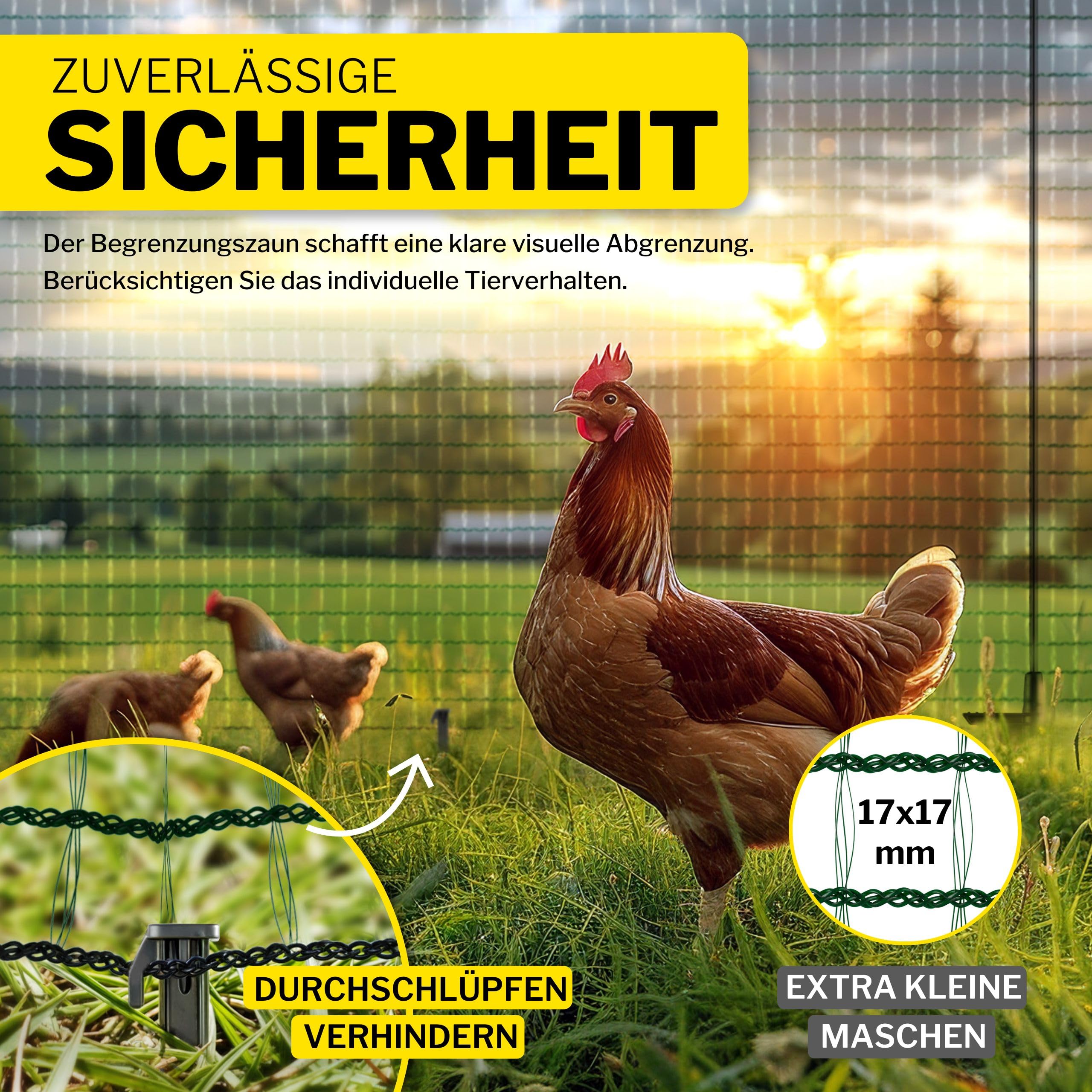 horizont-trapper-hundezaunfix-120-cm-x-15-m-engmaschig-gr-n image 5