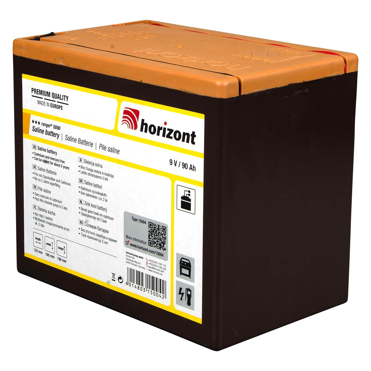horizont-ranger-sb90-weidezaunbatterie-9v-90ah-zink-kohle image 3