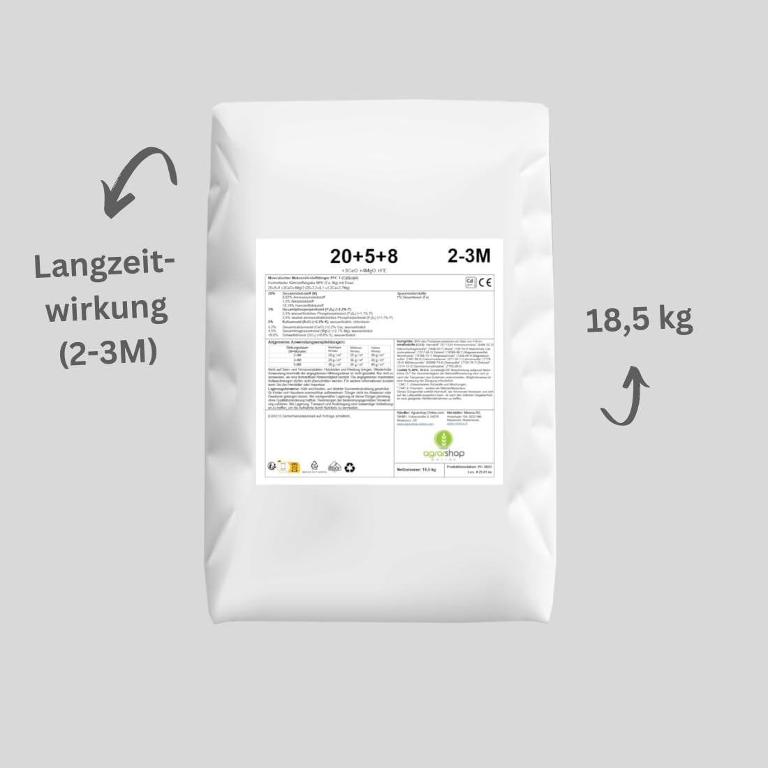 agrarshop-agracote-rasend-nger-20-5-8-18-5-kg-langzeit image 5