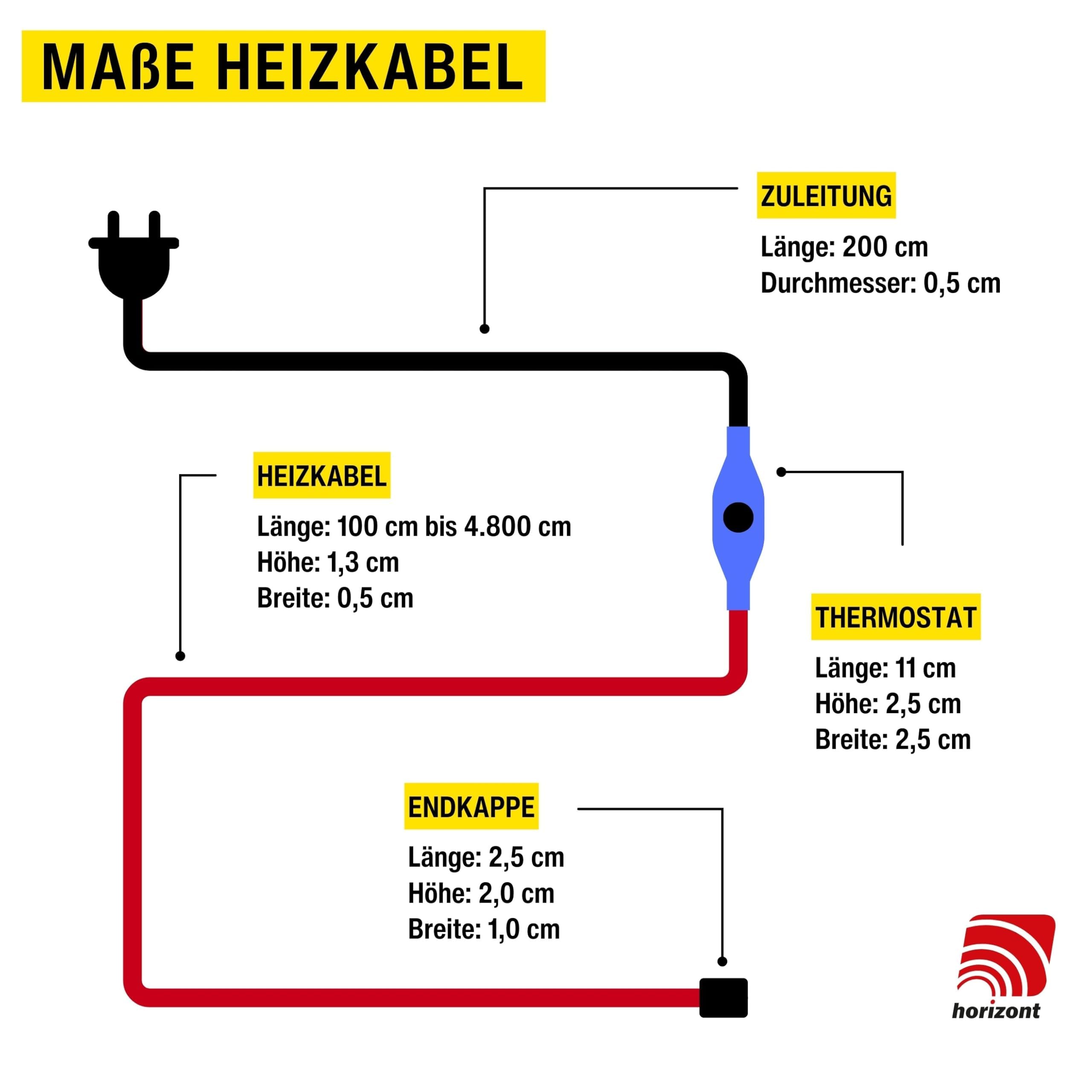 horizont-farmer-heizkabel-thermostat-15-m-240-w-frostschutz image 6
