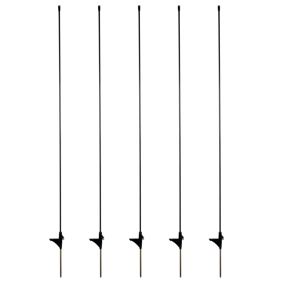 horizont-farmer-ersatzpfahl-65-cm-5-st-ck-fiberglas-schwarz image 1