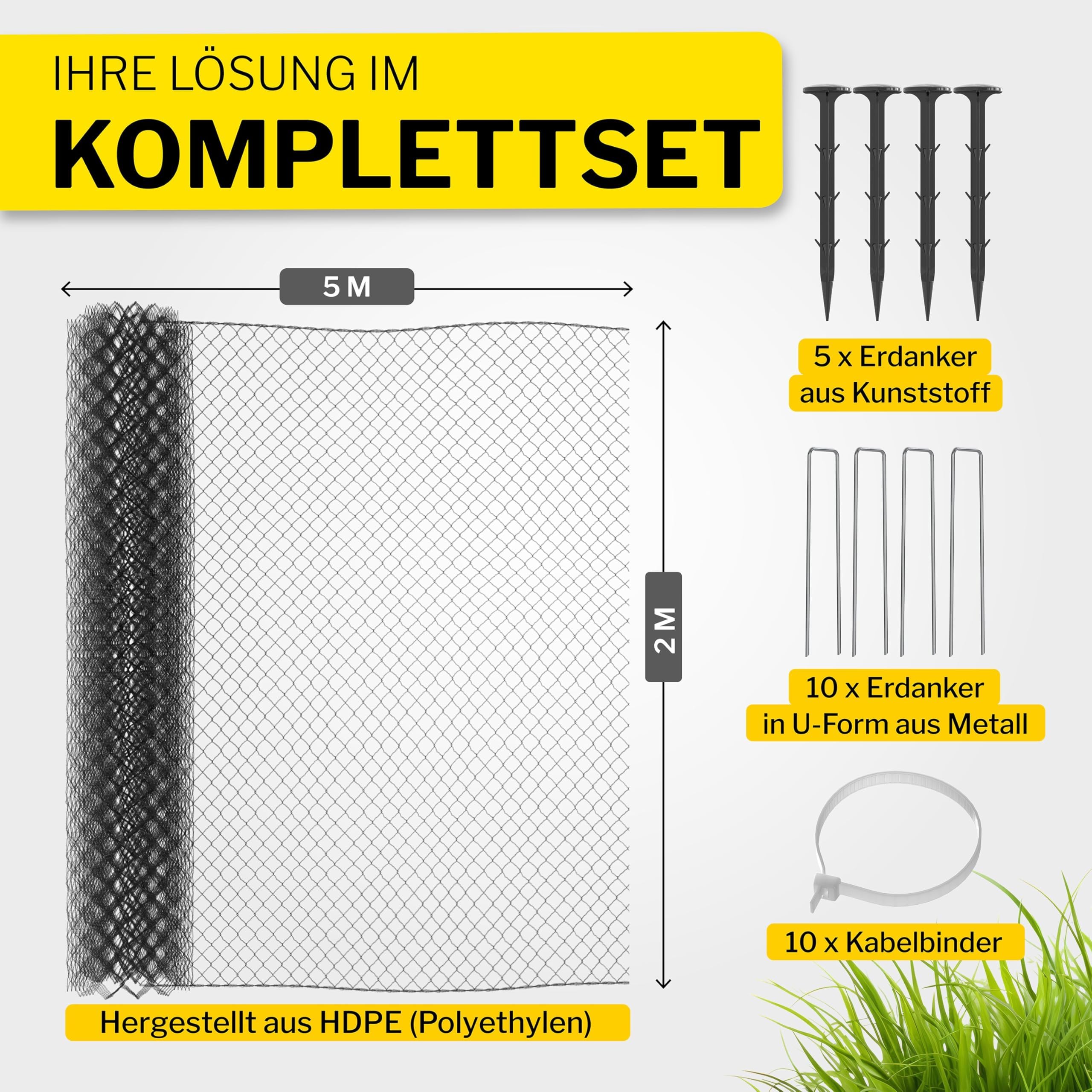horizont-trapper-teichnetz-2x5-m-schwarz-18x18-mm-fein image 7