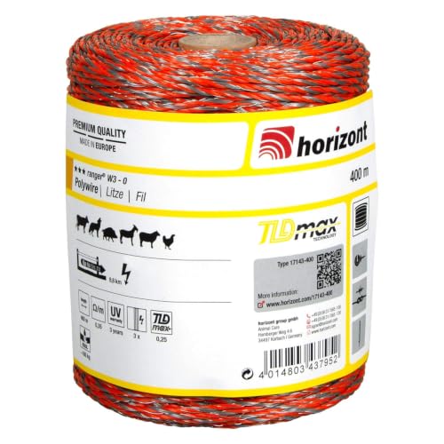 horizont-ranger-w3-o-weidezaunlitze-400-m-orange-160-kg image 4