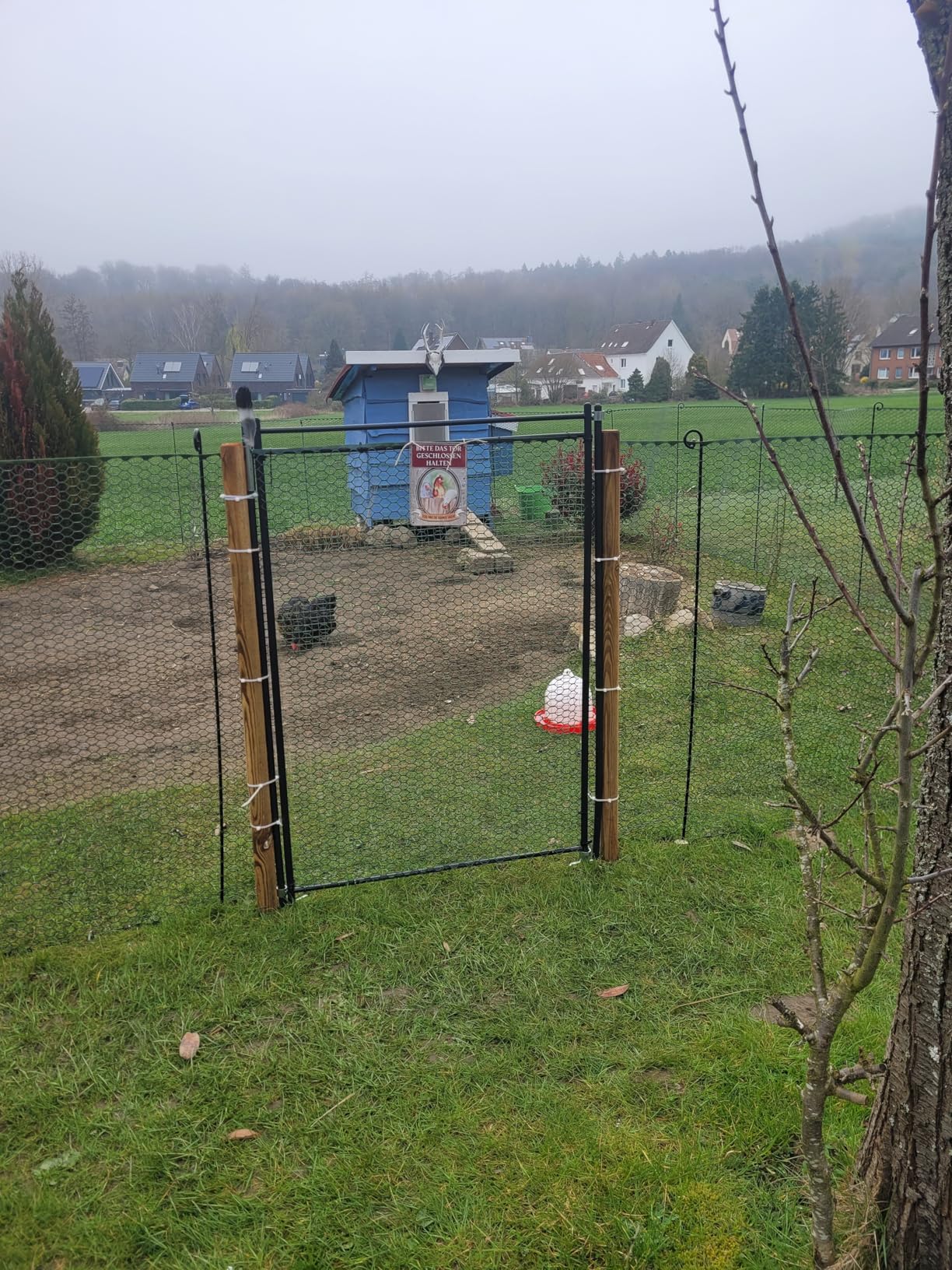 Passt am Zaun