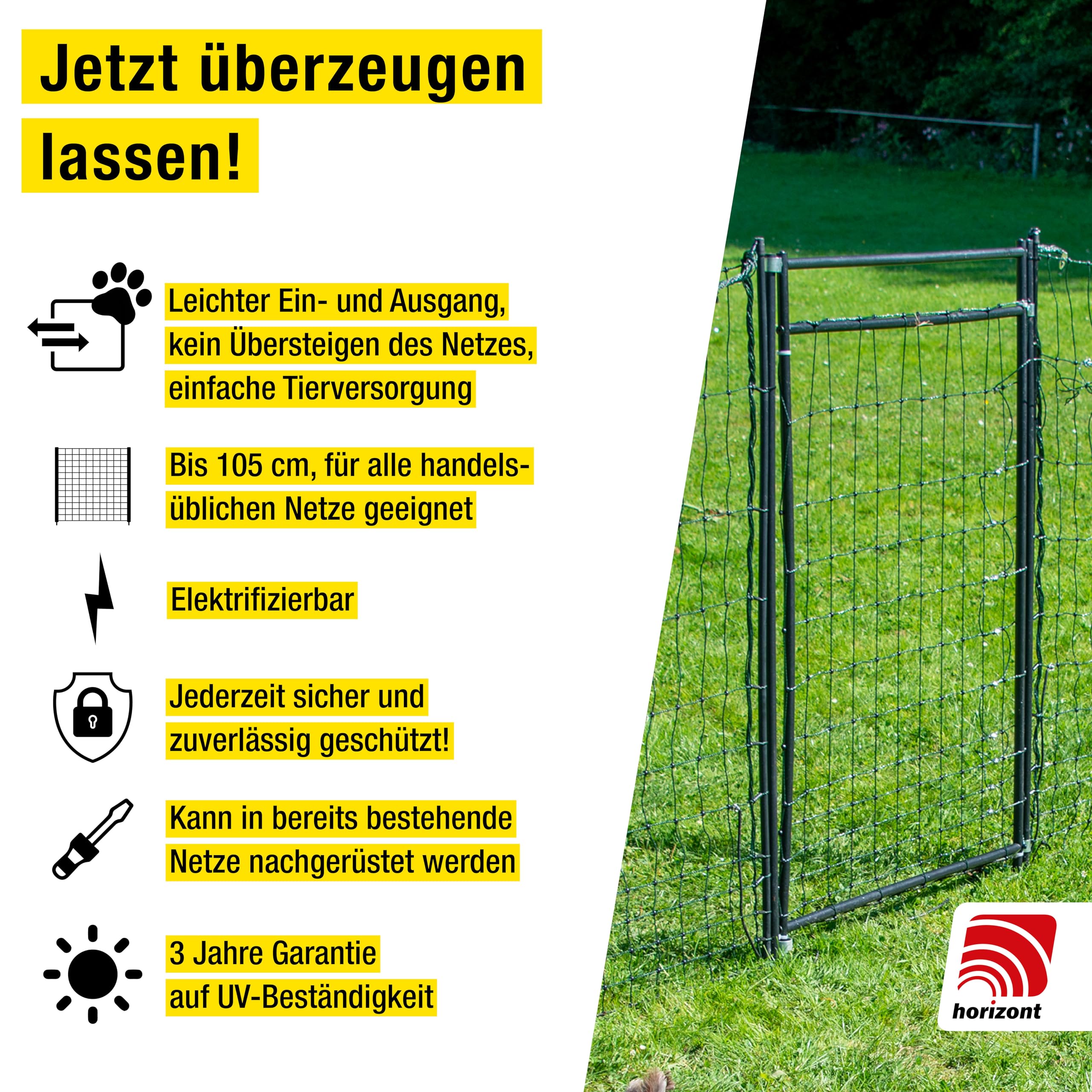 horizont-hotshock-hotgate-weidetor-105-cm-elektrifizierbar image 6