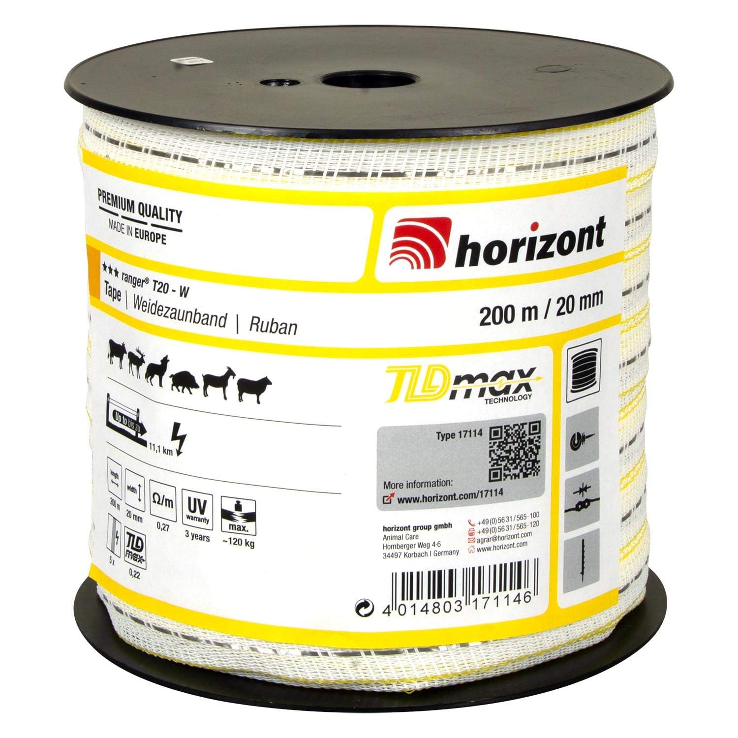 horizont-ranger-t20-w-weidezaunband-20-mm-200-m image 1