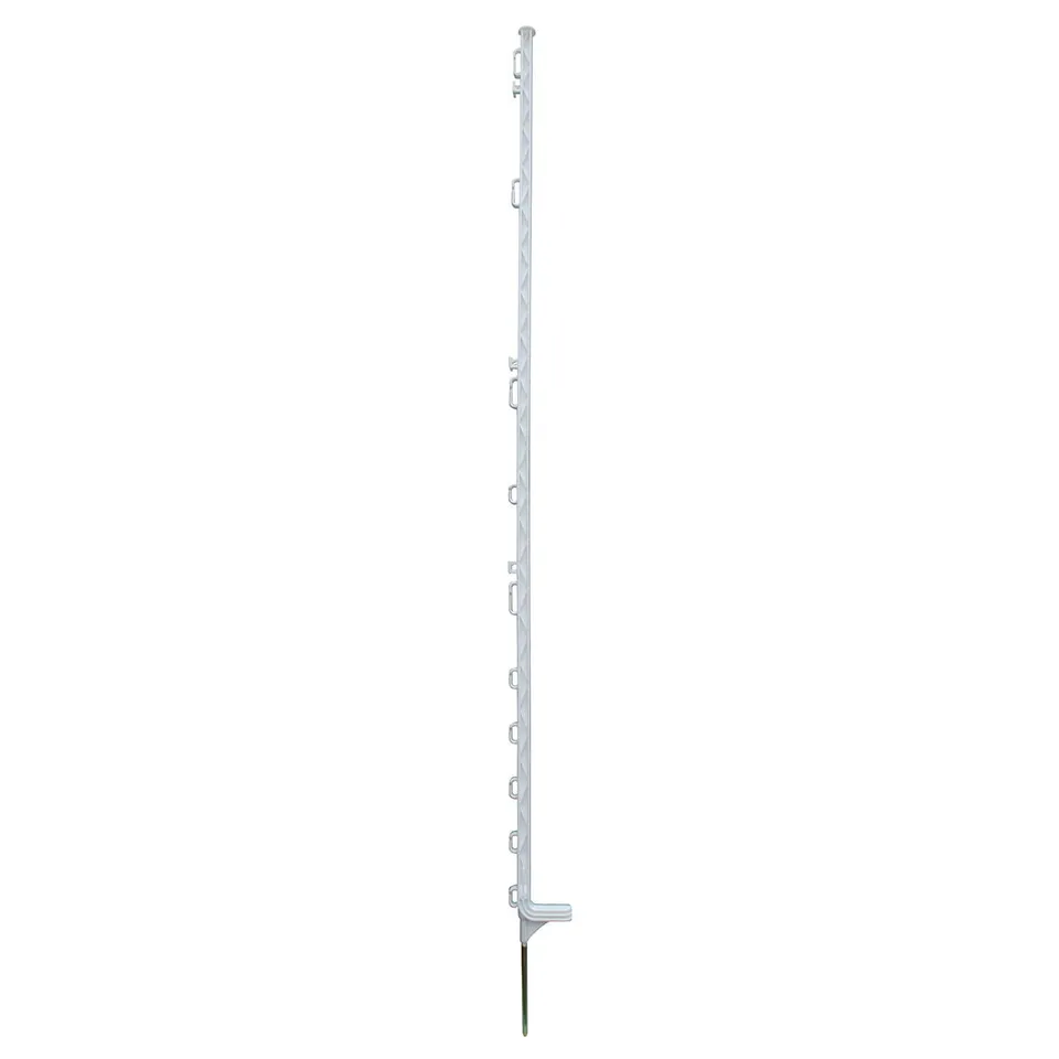 horizont-farmer-weidezaunpf-hle-wei-169-cm-10-st-ck-kunststoff image 1