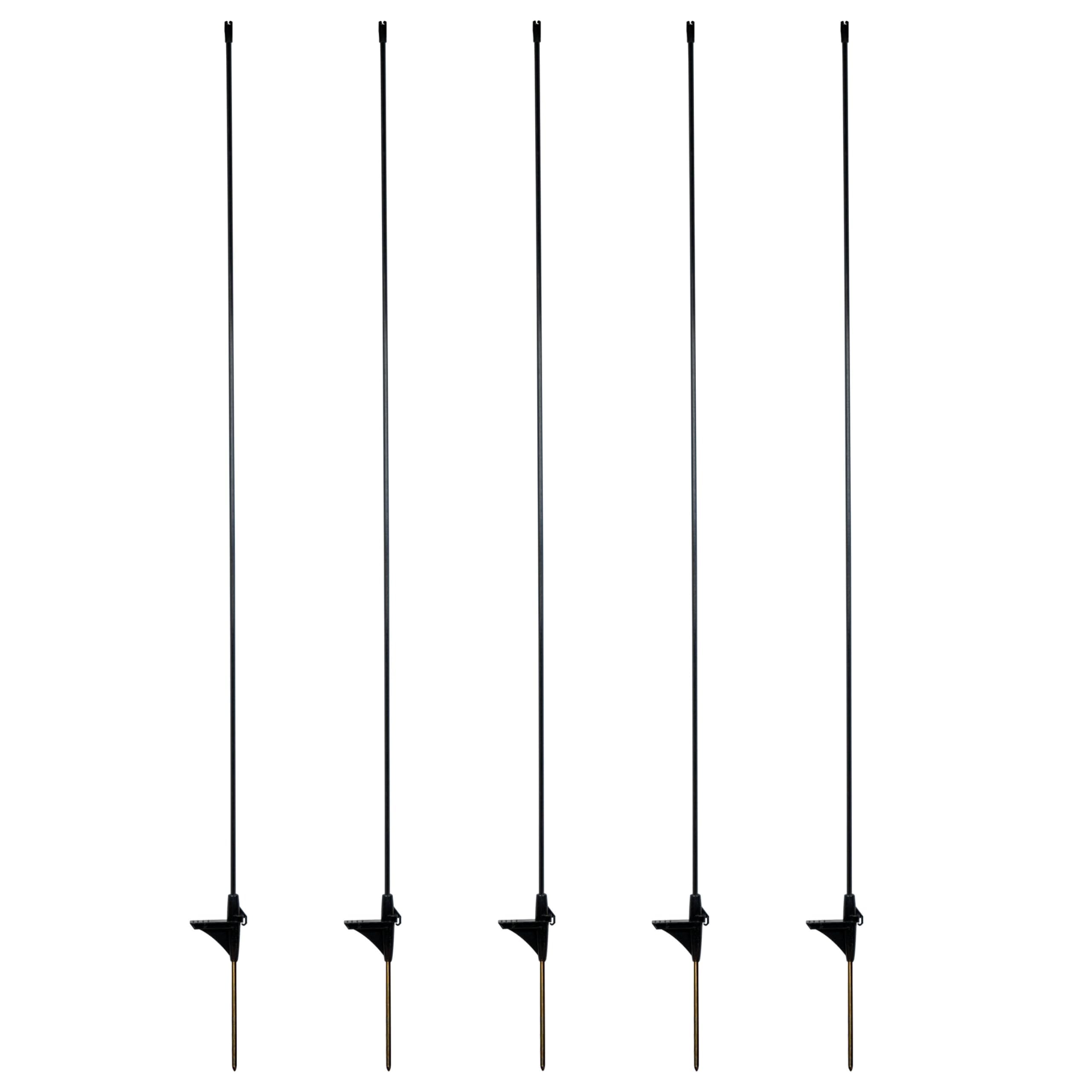 horizont-farmer-ersatzpfahl-65-cm-5-st-ck-fiberglas-schwarz image 1