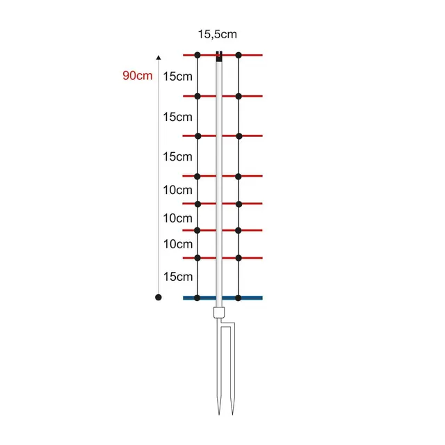 horizont-horinetz-schafnetz-50m-90cm-mit-erdleiter-elektrozaun image 1