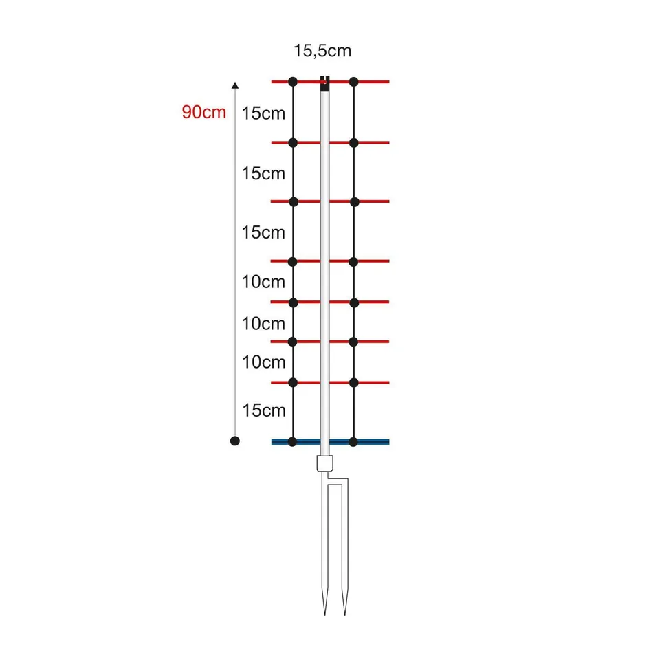 horizont-horinetz-schafnetz-50m-90cm-mit-erdleiter-elektrozaun image 1