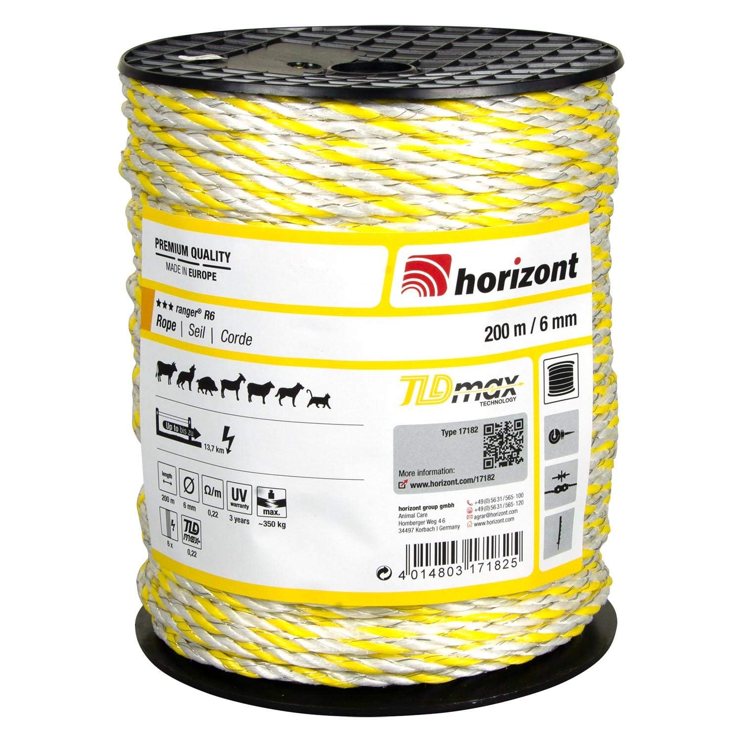 horizont-ranger-r6-weidezaunseil-6-mm-200-m image 1