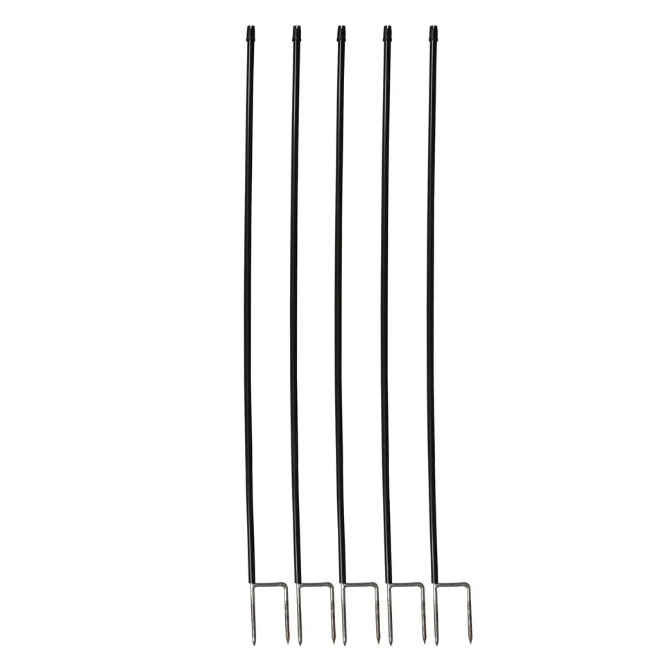 horizont-horinetz-zusatzpfahl-105-cm-5-st-ck-pvc-schwarz image 1
