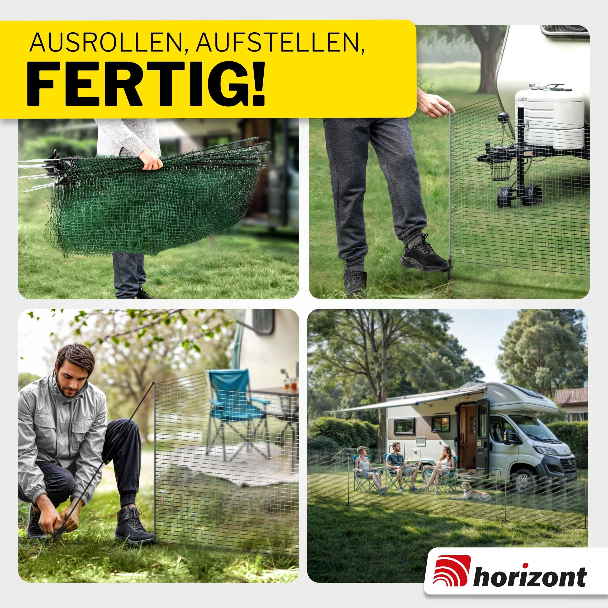 horizont-trapper-hundezaun-20-m-x-80-cm-mobil-gr-n image 7