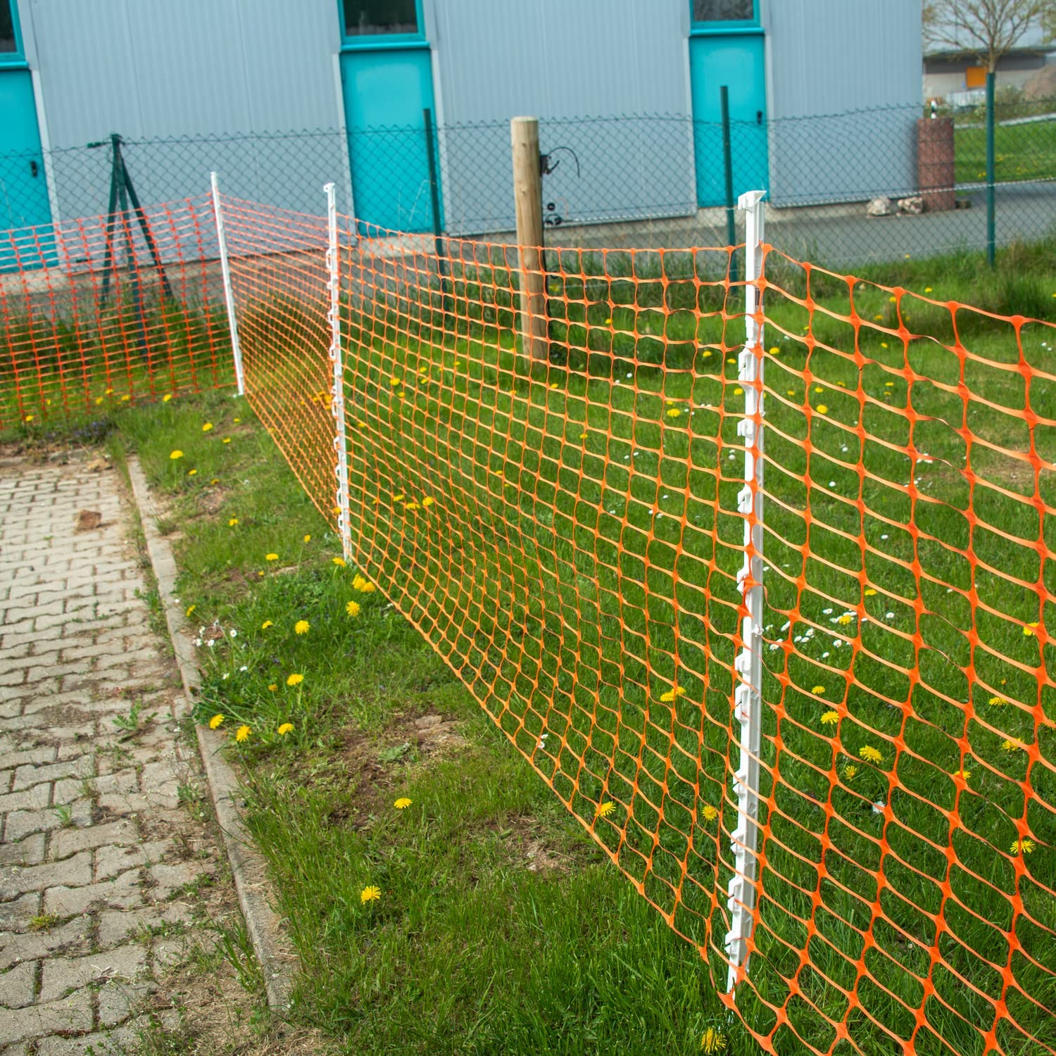 horizont-trapper-absperrzaun-50m-orange-1m-hoch-hdpe image 5