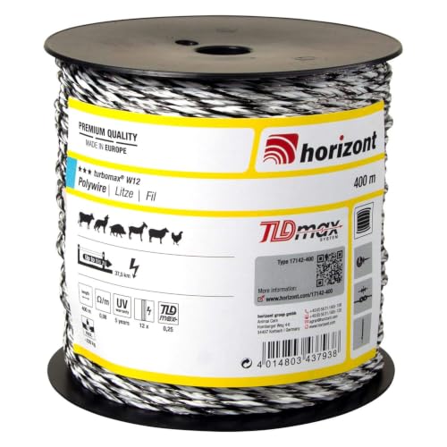 horizont-turbomax-w12-weidezaunlitze-400-m-wei-0-08-ohm-m image 4