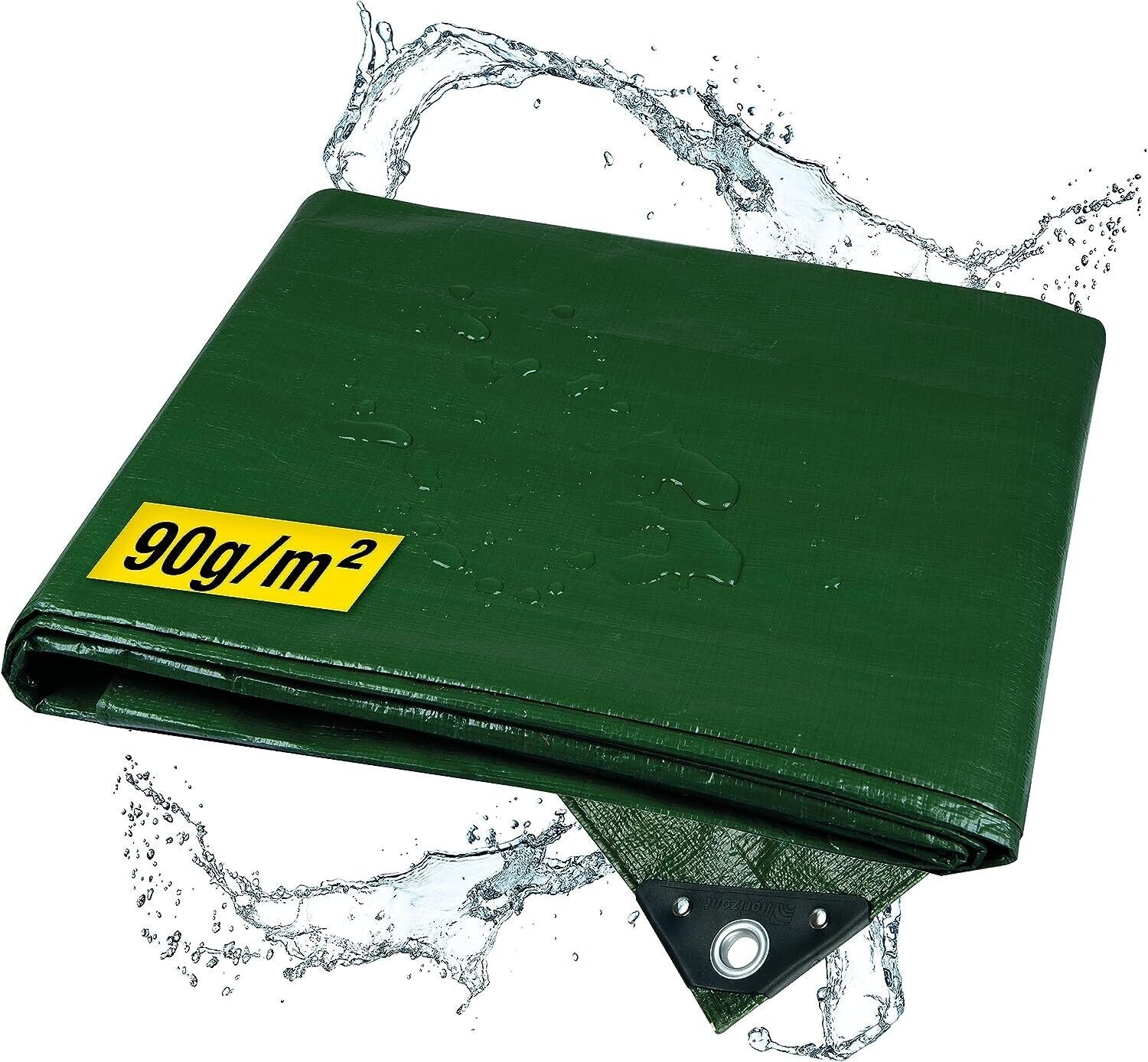 horizont-trapper-abdeckplane-4x5m-wasserdicht-gr-n-90g-m image 1